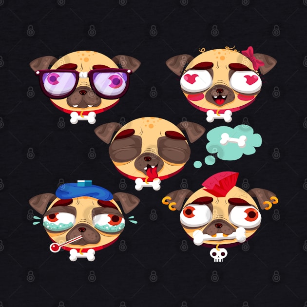 Pug Collection by Mako Design 